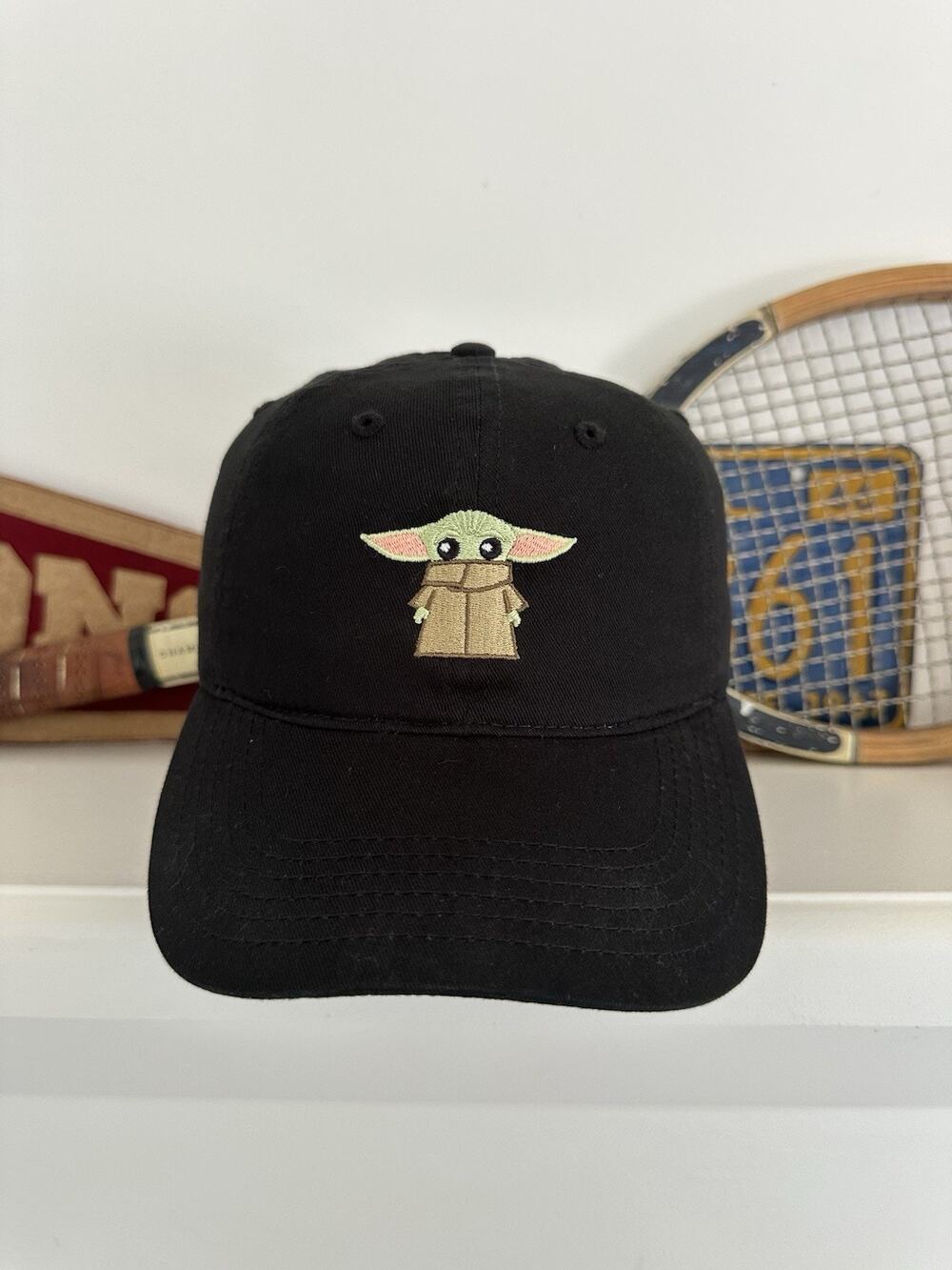 Official Disneyland Baby Yoda Grogu Strapback Dad Hat